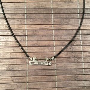 Magnificent Mess  Black Cord Necklace